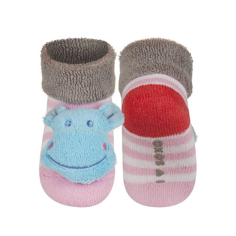 SOXO Rasselsocken Hippo