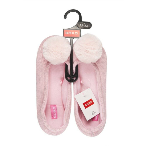 Pink SOXO women's ballerinas