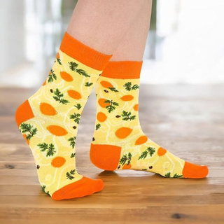 Herrensocken | Bunte SOXO GOOD STUFF Fröhliche Dosenbrühe für Frauen + Geschenkrezept für Ihn | für Sie Unisex