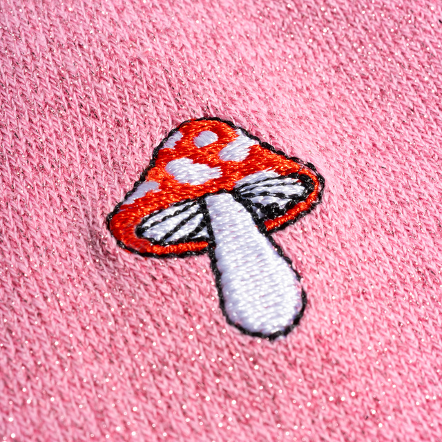 Set of 3x SOXO women's socks mushrooms in a pack premium edition