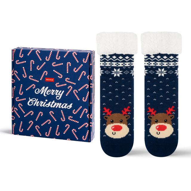 1 Paar von lustige Socken mit Rentier | Damensocken | SOXO