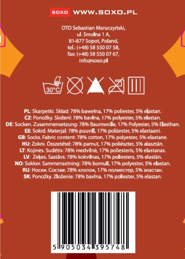 Set mit 2x Bunte Babysocken | SOXO