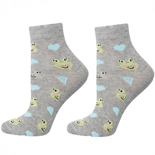 Children's colorful socks SOXO GOOD STUFF with frog