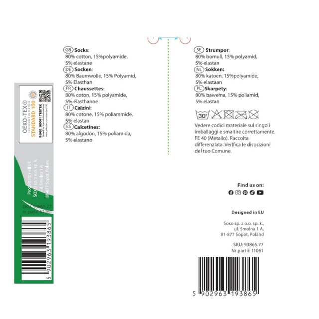 Skarpetki SOXO piwo w puszce IT