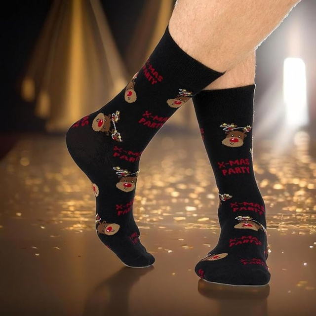 Soxo men's gift set | 2x Christmas Socks | 2x Christmas boxer shorts | gift for Santa Claus | for him | Fun set