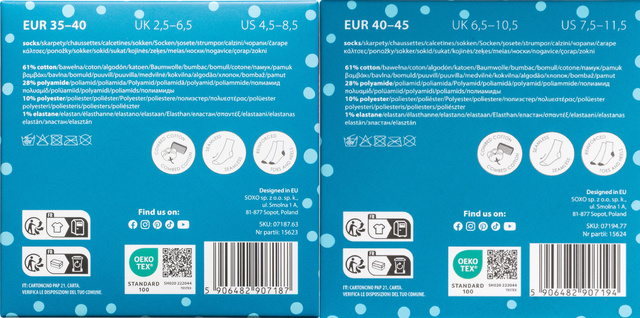 1 Paare von lustigen Socken mit Weihnachtenmotiv in einzigartiger Verpackung | Damen-/Herrensocken | SOXO