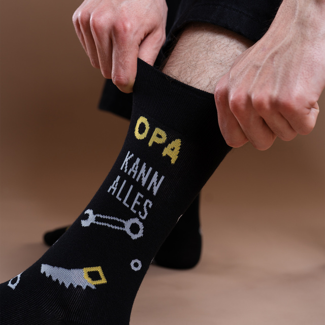 Bunte Damensocken SOXO Weihnachtslama