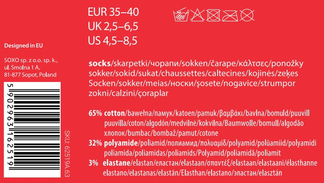 Funny women's socks SOXO GOOD STUFF chocolate bar for a gift