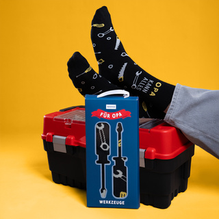 Bunte Damensocken SOXO Weihnachtslama