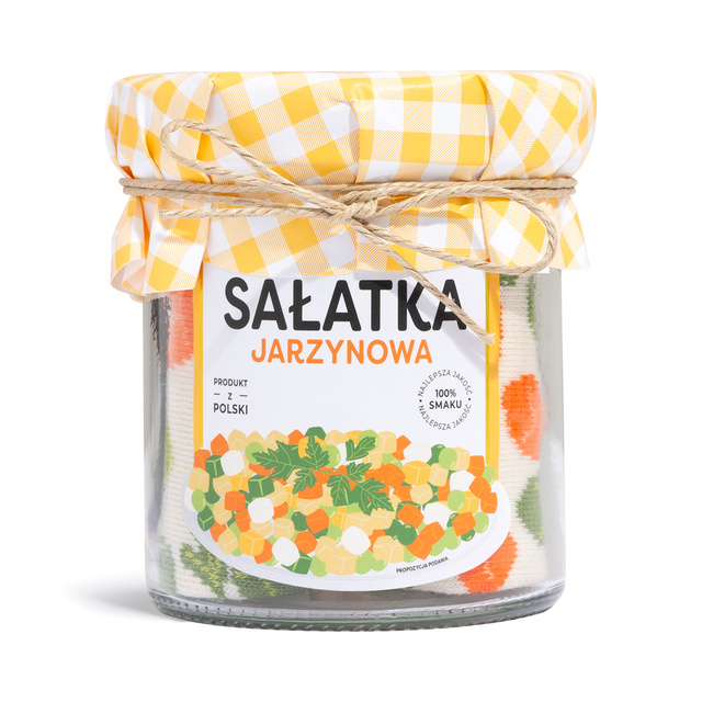 Skarpetki Sałatka Jarzynowa w Słoiku