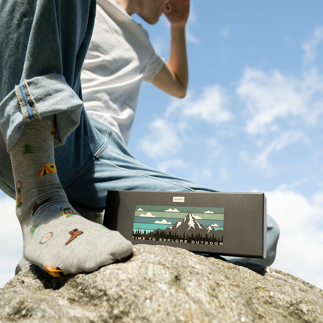SOXO Adventure colorful men's socks - 5 pairs