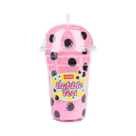 Zestaw 2x Skarpetki różowe Bubble Tea