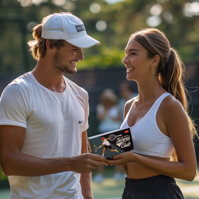 Socken mit Tennis-Motiv 3er-Pack