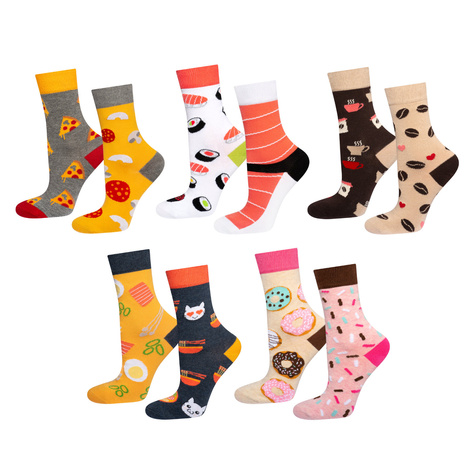 Set 5x SOXO Women's funny socks for a gift