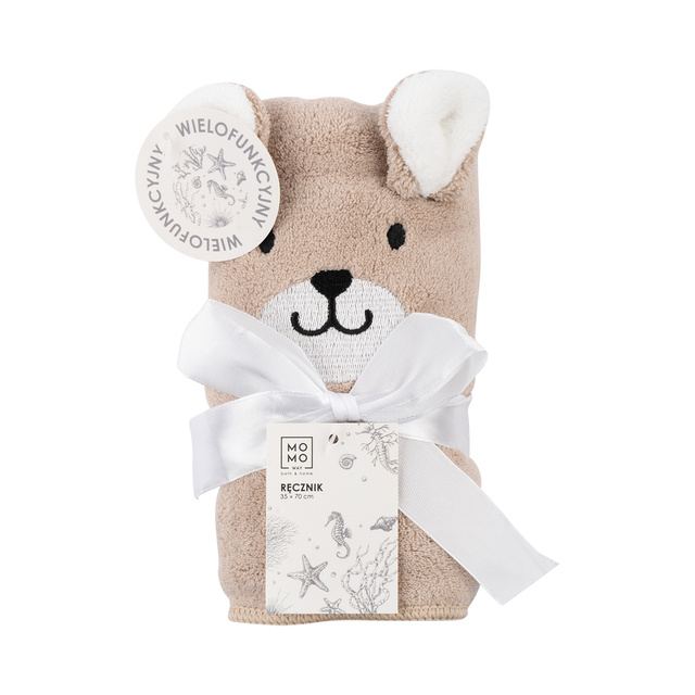 Badetuch Teddybär | Handtuch |  35x70 cm | MOMO WAY