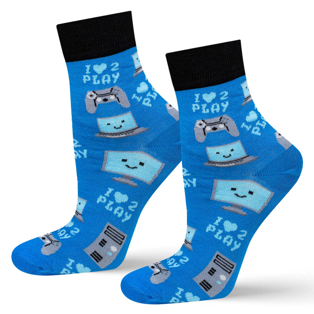 Women's SOXO socks with computer