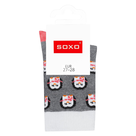 Colorful children's socks SOXO penguins