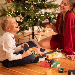 Adventskalender mit Socken 12er-Pack