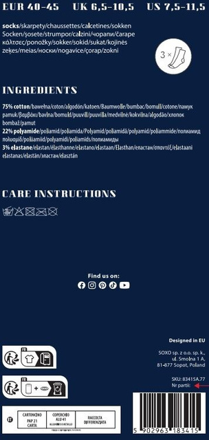 Skarpetki Vodka w Tubie 3-pak