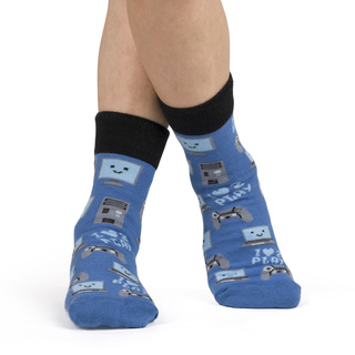 Bunte Frauensocken SOXO Computer