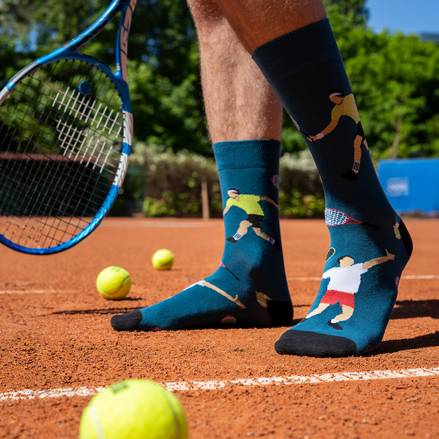 Socken mit Tennis-Motiv 3er-Pack