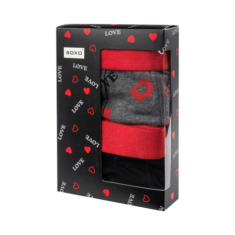 Set of 2x SOXO gift boxers for Him cotton