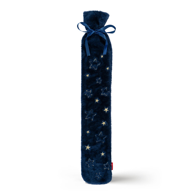Hot Water Bottle with Stars Cover 2 L