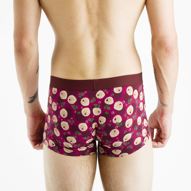 Herren-Boxershorts Roter Borschtsch in einer Dose SOXO | Perfekt für ein Geschenk | Jungentag | Lustige Baumwollhöschen