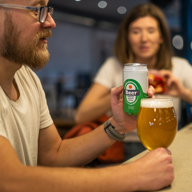 Skarpetki SOXO piwo w puszce premium DE