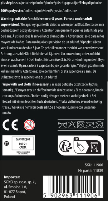 Maskotka Gus Fink Skellbo