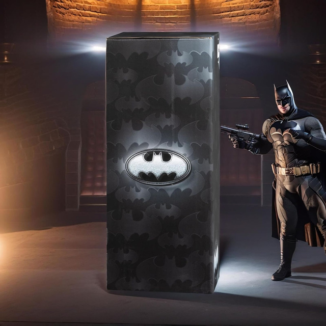 Water bottle 0.6L black | durable and practical | Batman