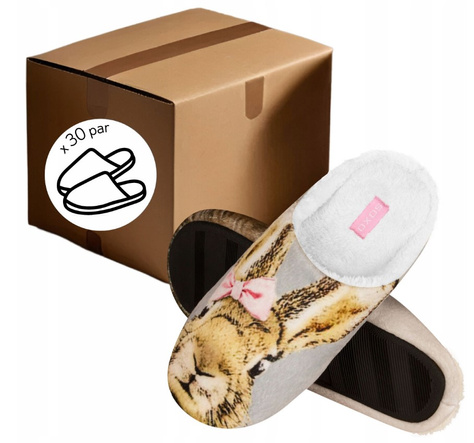 A set of slippers for Grandma SOXO Babcia rządzi in a box and a set of socks in a box | gift for grandma