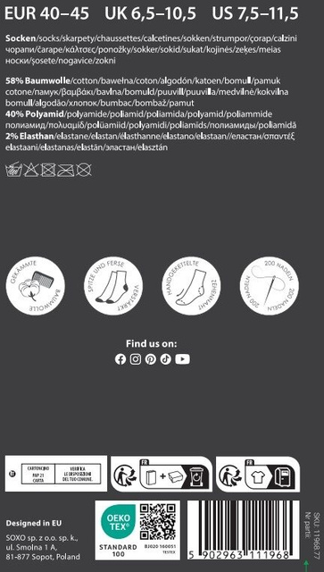 SOXO color men's socks for a gift for Grandpa's Day