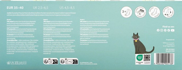 Skarpetki Kotki 3-pak