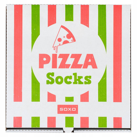 Geschenkbox SOXO PIZZA SOCKS Geschenkbox