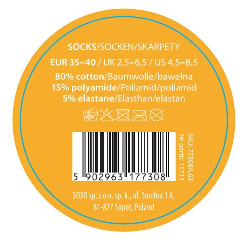 1 Paar von lustigen Socken mit Bienenhonigmotiv im einem Glas | Damen-/Herrensocken | SOXO