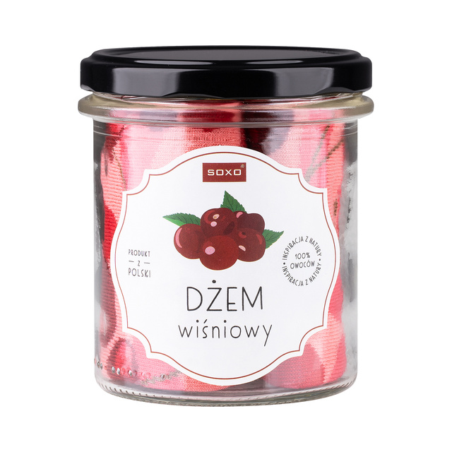 Skarpetki Dżem Wiśniowy w Słoiku 