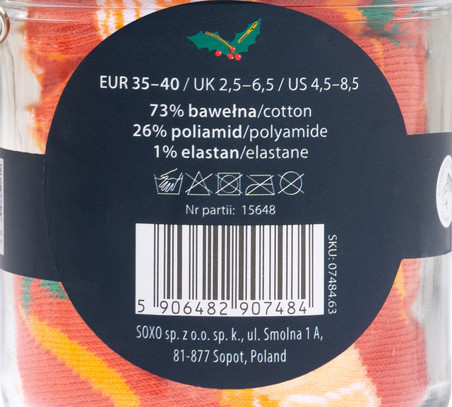 Skarpetki Ryba po Grecku w Słoiku