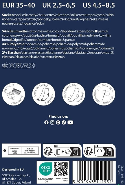 1 Paar von lustigen Socken für Oma in einzigartiger Verpackung | Damensocken | ein Geschenk für Oma von SOXO