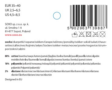 Bunte Damen lange Socken SOXO mit Untertiteln Baumwollen love