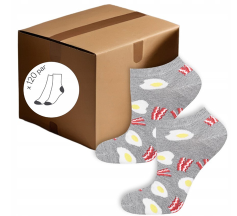 Bunte Set 6x Herrensocken SOXO GOOD STUFF Geschenk Pizza 