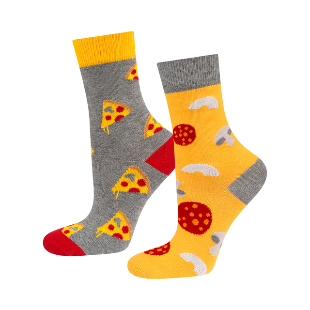 3er set Damen Socken nicht übereinstimmende Lustige Pizza, Kaffee, donut | SOXO