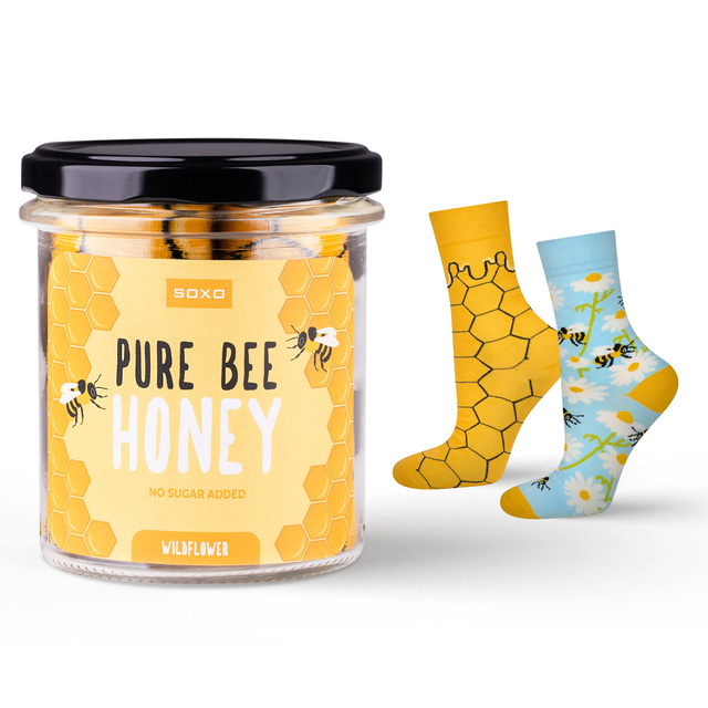 Skarpetki Pure Bee Honey w Słoiku