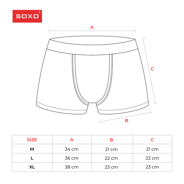 SOXO Boxer Set Heart and Arrow - 2 Pairs