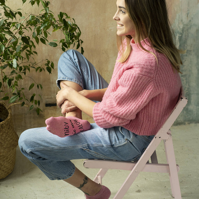 Damen Fußzeilen SOXO mit polnischen Untertiteln Lustige Geschenk