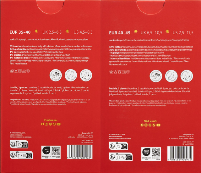 Set Socken + Hundekugeln