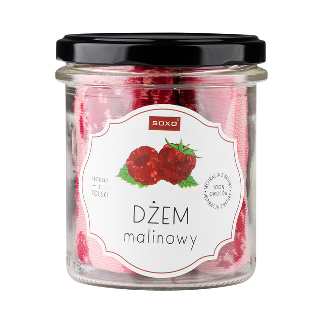 Skarpetki Dżem Malinowy w Słoiku 