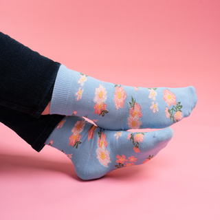 Women's Colorful Socks SOXO Christmas llama 