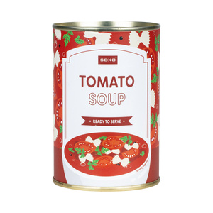 Colorful Men | Women's SOXO GOOD STUFF socks tomato soup in a can, cotton for him for her Unisex