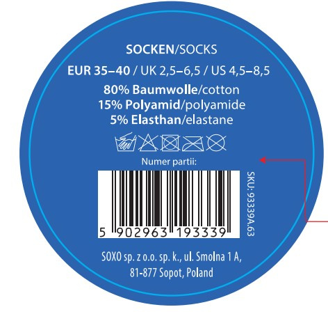 Skarpetki SOXO śledzie w słoiku